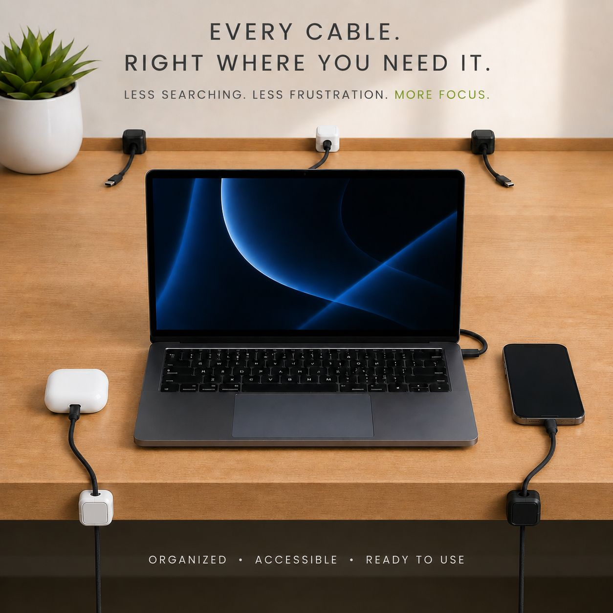 Magnetic Cable Organizer